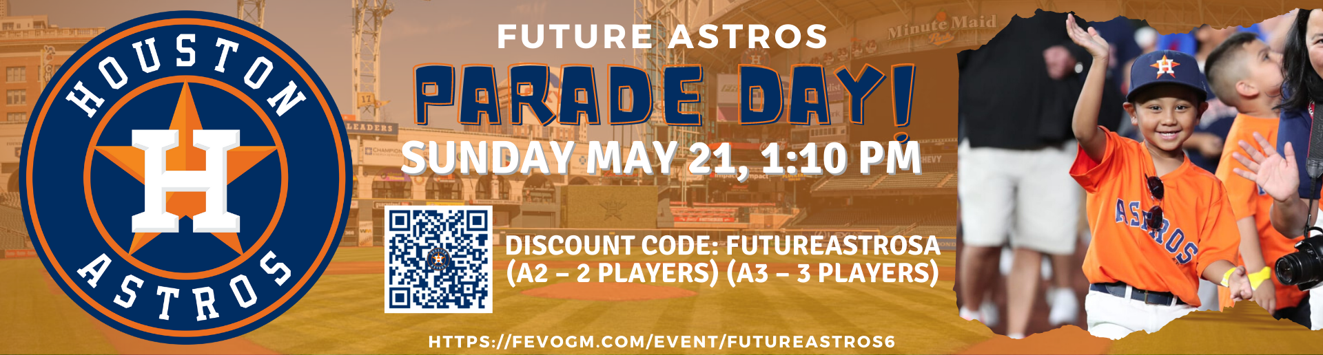 Future Astros Parade Day